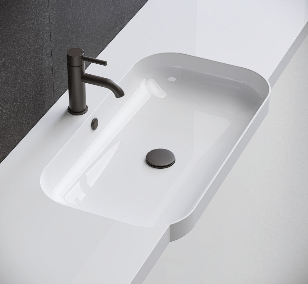 HEATGENE Bathroom Sink Drain, Pop Up Drain, Venetian Bronze, With Overflow