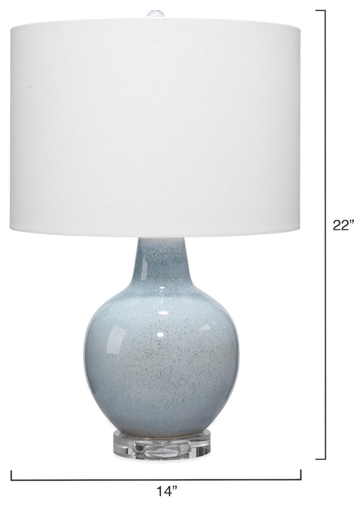 Aubrey Ceramic Table Lamp, Blue