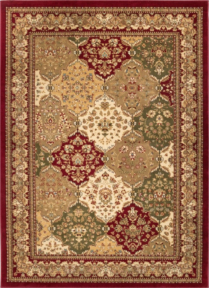 Well Woven Timeless Mina-Khani Area Rug, Red, 7'10"x10'6"