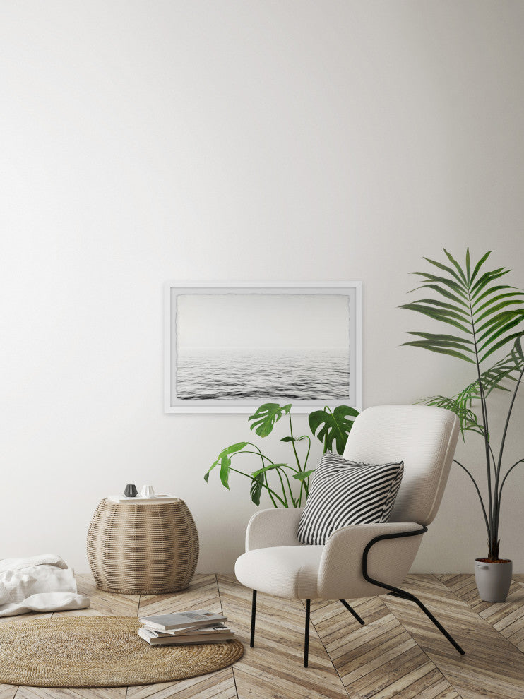 "Me and the Ocean" Framed Painting Print, 18x12