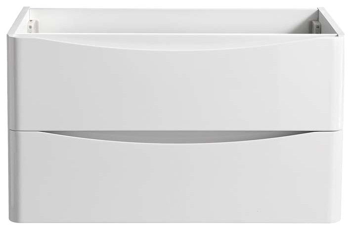 Fresca Tuscany 32" Gloss White Wall Hung Cabinet