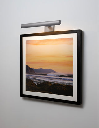 Cerno Art Light, 24"W, Satin Nickel, 3000K, Plugin 120, 240V Non Dimmable
