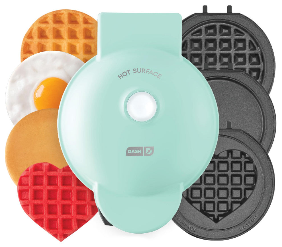 Multi-Plate Mini Maker With Removable Plates and Storage Case