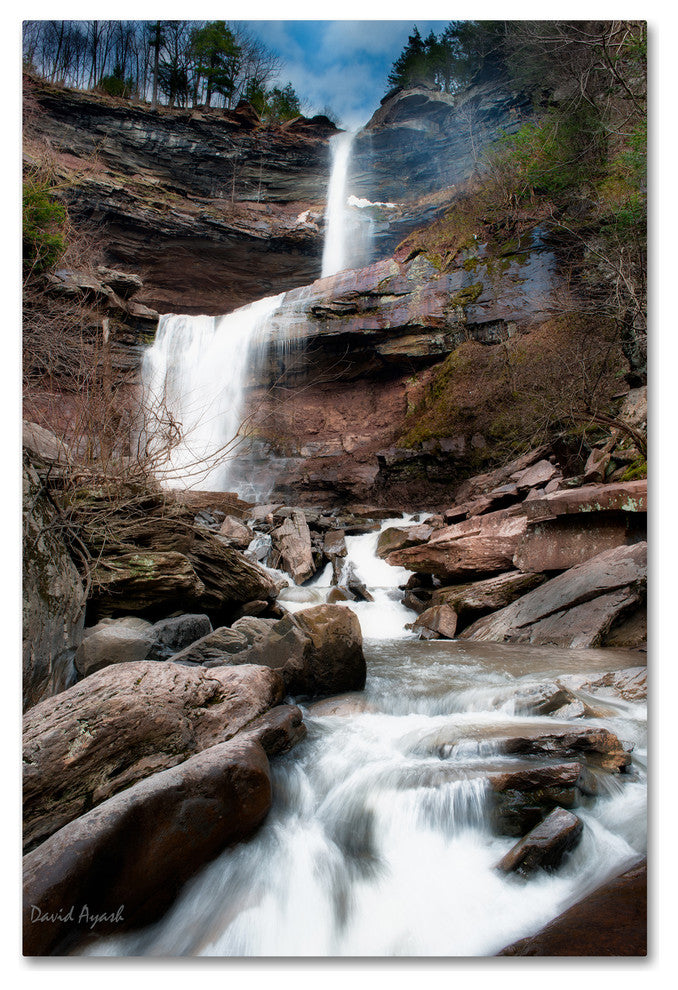 'Katerskill Fall' Canvas Art by David Ayash