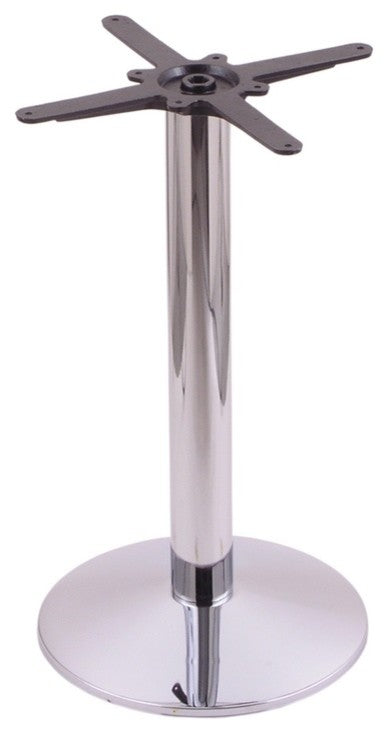 Holland Bar Stool 214 Chrome Cast Iron Table H Base, 16'