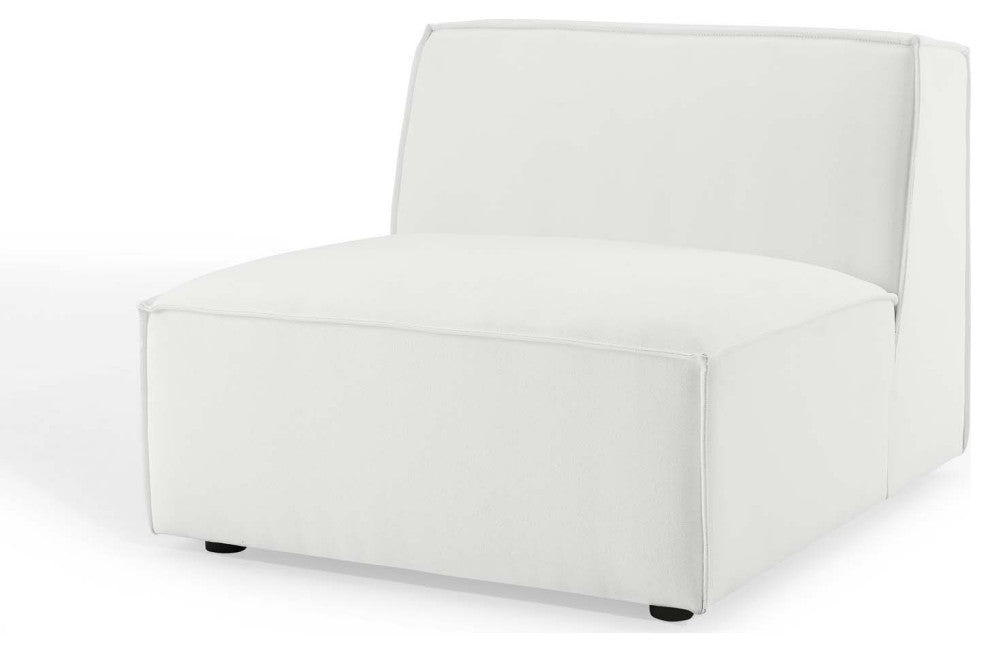 Modular Sectional Sofa Set, White, Fabric, Modern, Lounge Hotel Hospitality