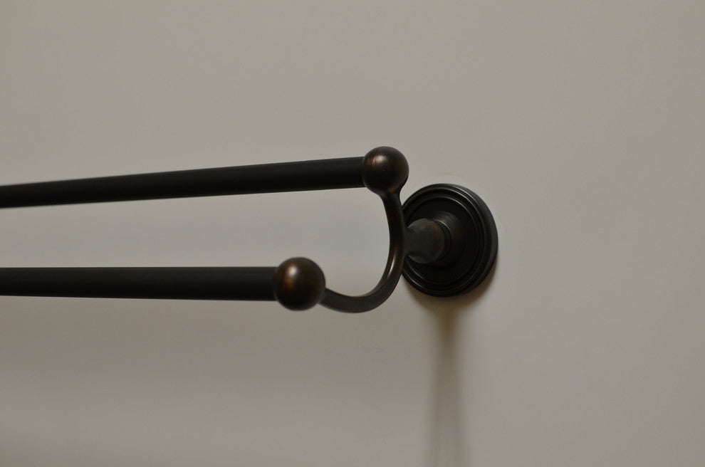 Bradford 24" Double Towel Bar, Venetian Bronze