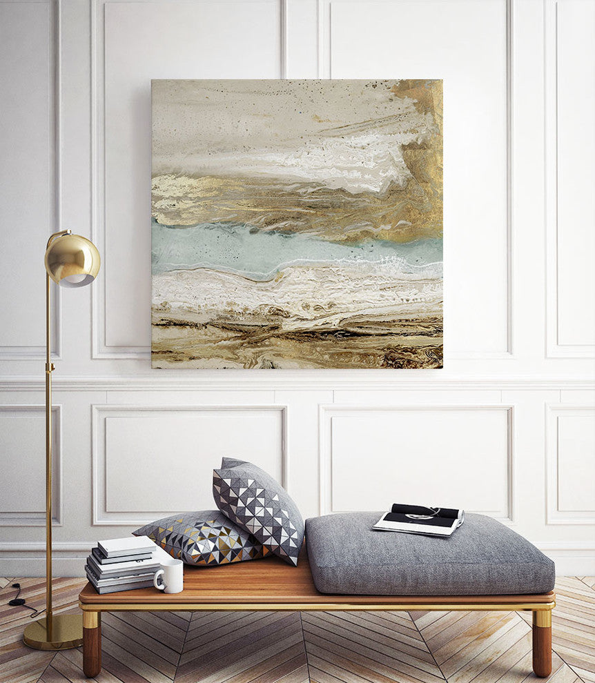 "Playa Secreto II" Museum Mounted Canvas Print, 20"x20"