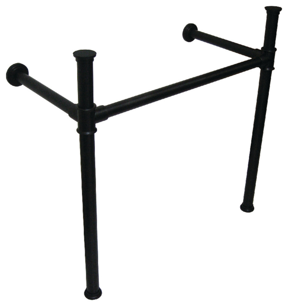 Fauceture Stainless Steel Console Sink Legs, Oil Rubbed Bronze