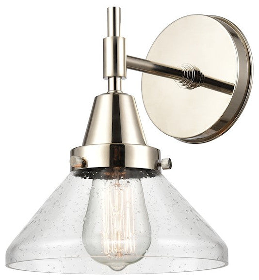 Innovations Lighting 447-1W-PN-G4474 Caden 1 Light 9" Sconce
