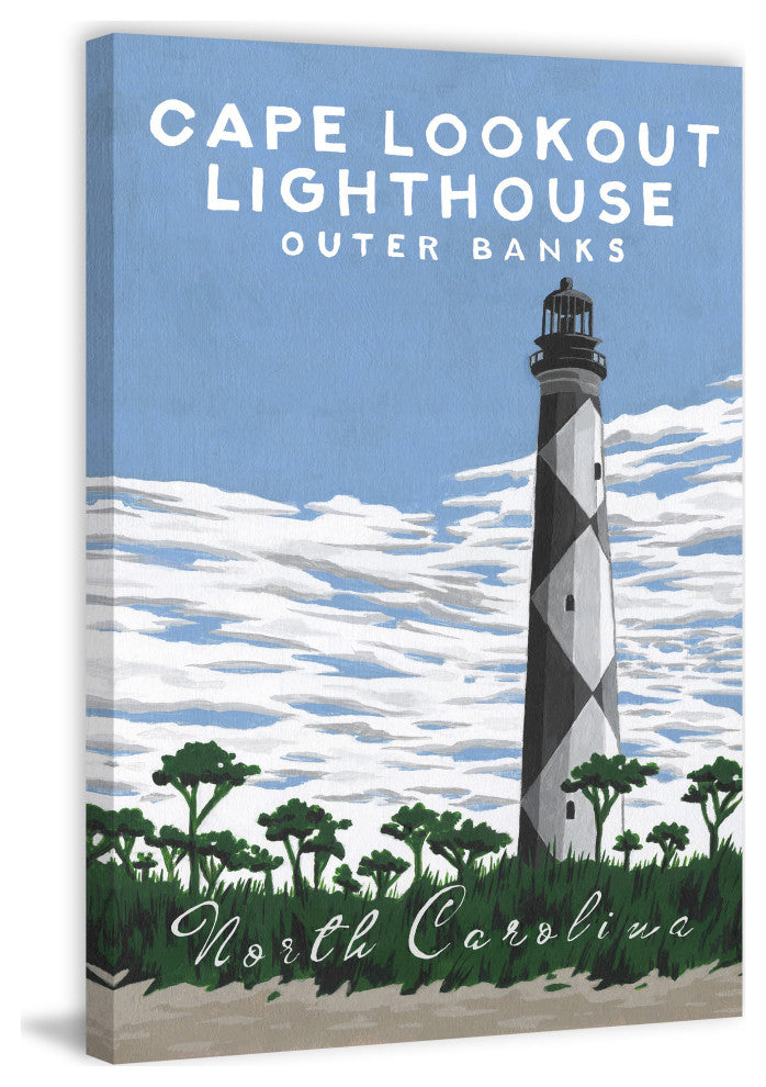 "Outer Banks" Painting Print on Wrapped Canvas, 24x36