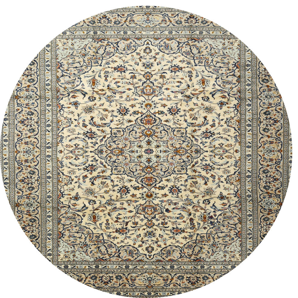 Ahgly Company Indoor Round Traditional Area Rugs, 4' Round