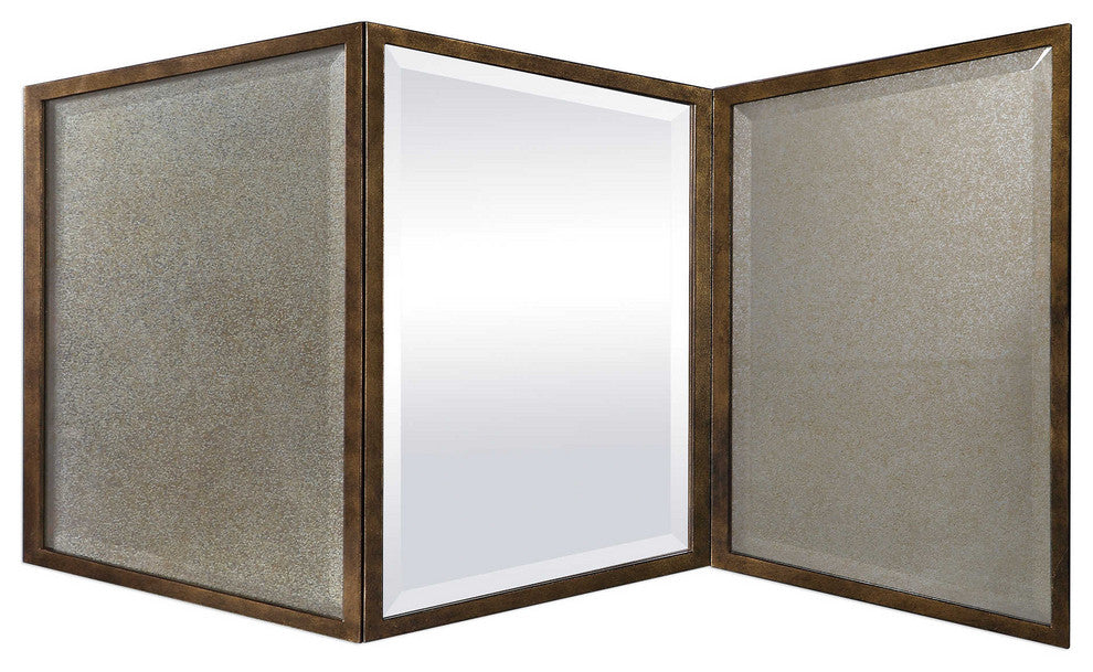 Uttermost Viva Gold Geometric Mirror