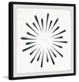 "Ink Splash" Framed Painting Print, 32"x32"