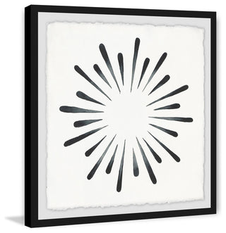 "Ink Splash" Framed Painting Print, 32"x32"