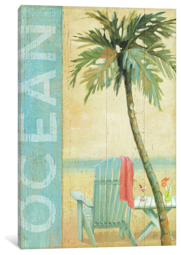 "Ocean Beach II Gallery" by Daphne Brissonnet, 40x26x1.5"