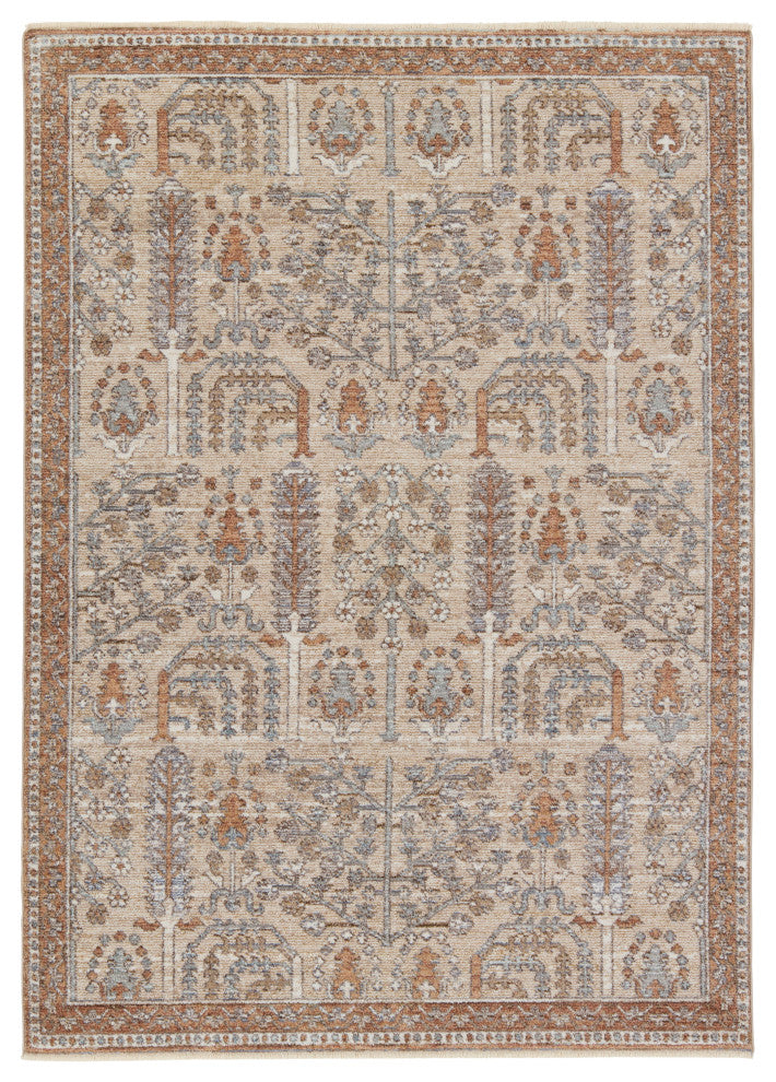 Jaipur Living Regard Floral Slate/ Bronze Area Rug 10'X14'