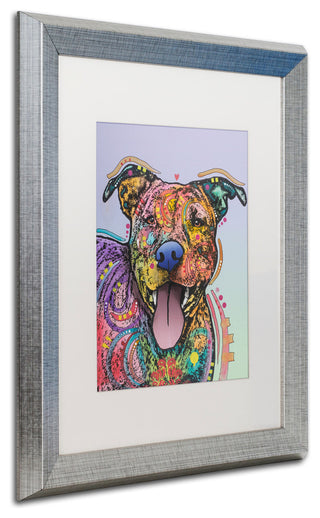 Dean Russo 'Zoey' Art, Silver Frame, White Mat, 16x20