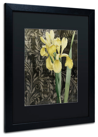 Color Bakery 'Ode to Yellow Flowers', Black Frame, Black Mat, 16x20