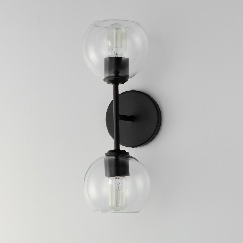 Maxim 21632 Knox 2 Light 6" Tall Wall Sconce - Natural Aged Brass