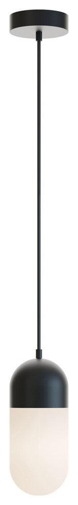 Irvine 5" LED Pendant, Black