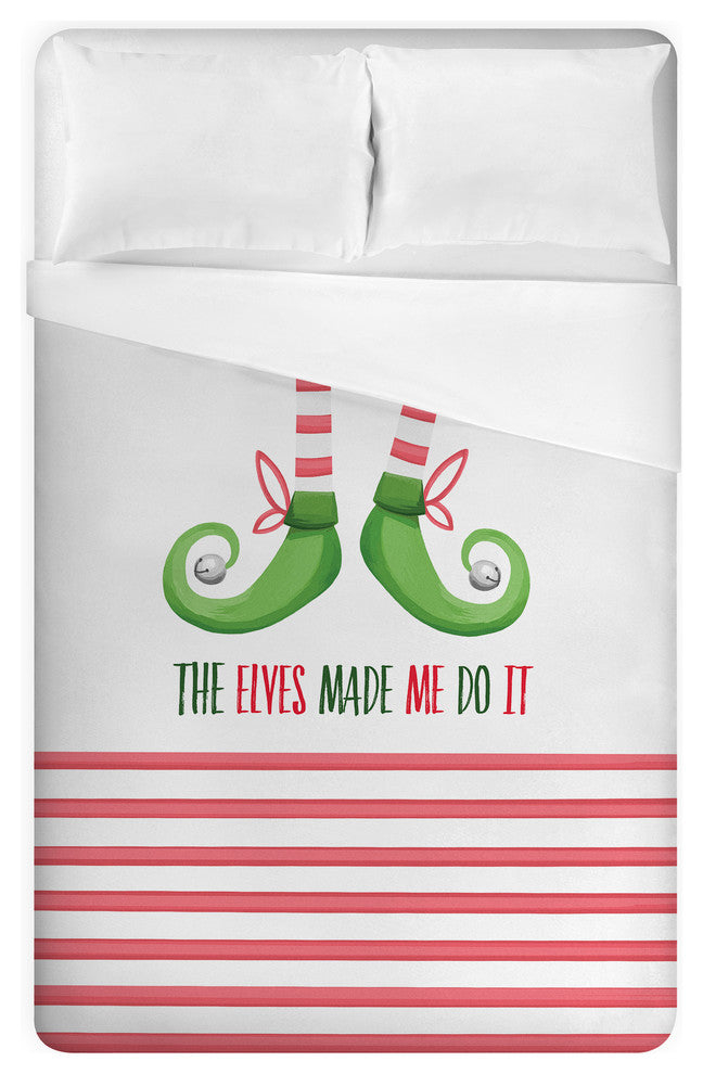 Elves Made Me King Brushed Poly Duvet Cover