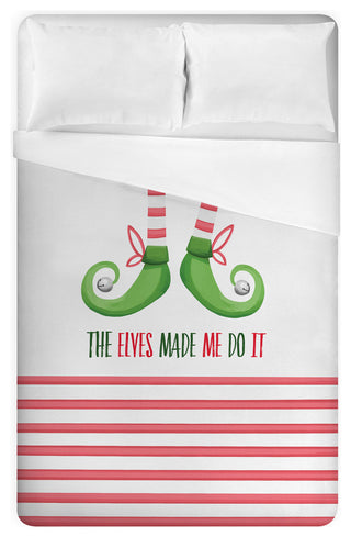 Elves Made Me King Brushed Poly Duvet Cover