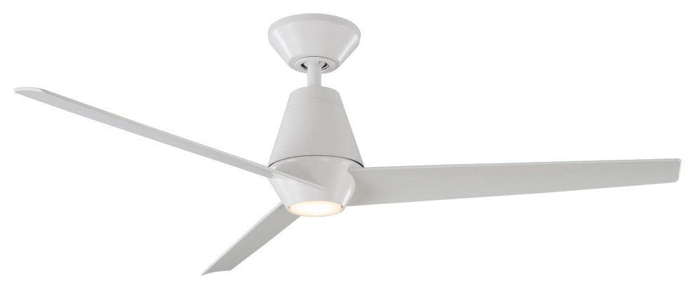Slim 3-Blade Ceiling Fan, Matte White