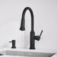 Blanco Empressa Pull-Down Kitchen Faucet, Matte Black