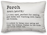 Porch Definition Outdoor Lumbar Pillow
