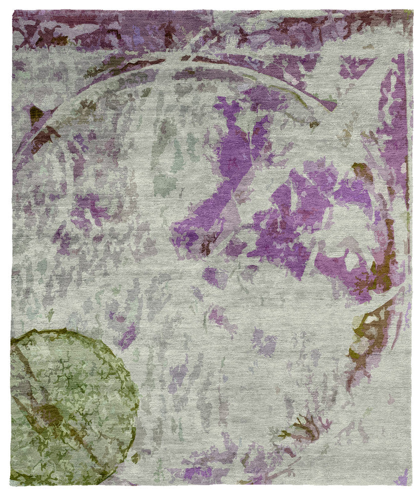 Cordia Highland Hand Knotted Tibetan Rug, 10' Square