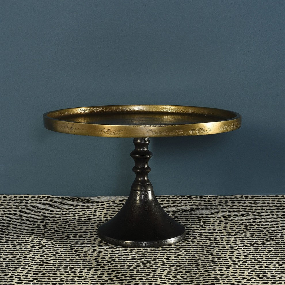 Classic Antique Style Brass Bronze Pedestal 6" Display Stand Column Centerpiece
