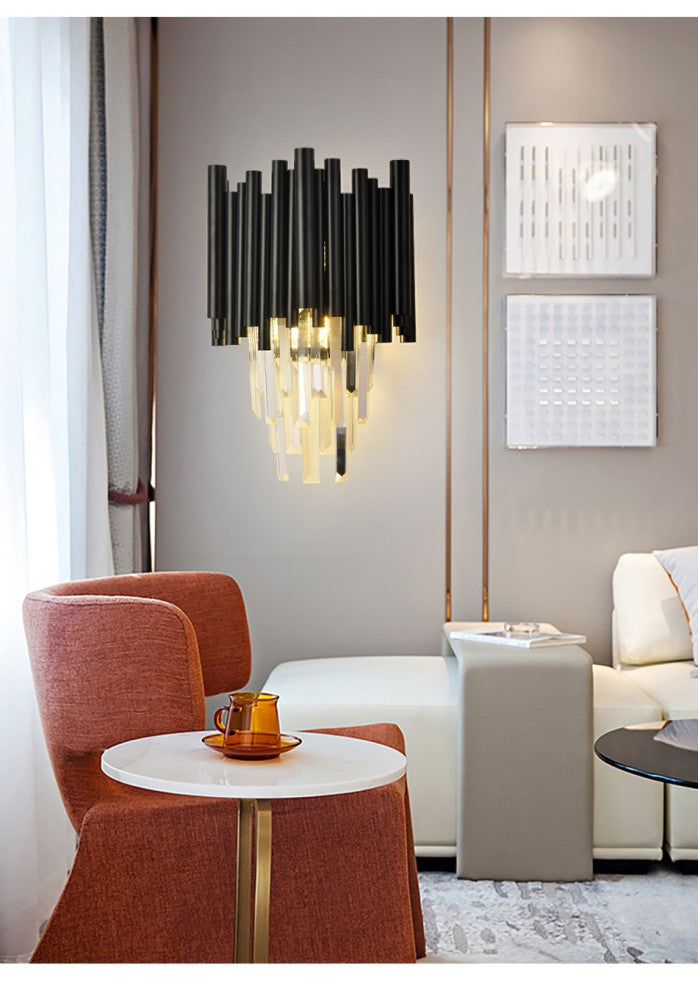 Modern Black wall decor for luxury living room