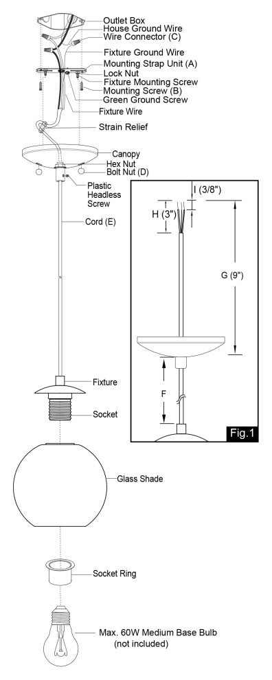 Milano Matte Black Transitional Mini Pendant Ceiling Light Multi Color Art Glass