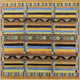Ahgly Company Indoor Square Mid-Century Modern Area Rugs, 4' Square