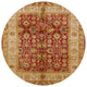 Ahgly Company Indoor Round Mid-Century Modern Area Rugs, 4' Round