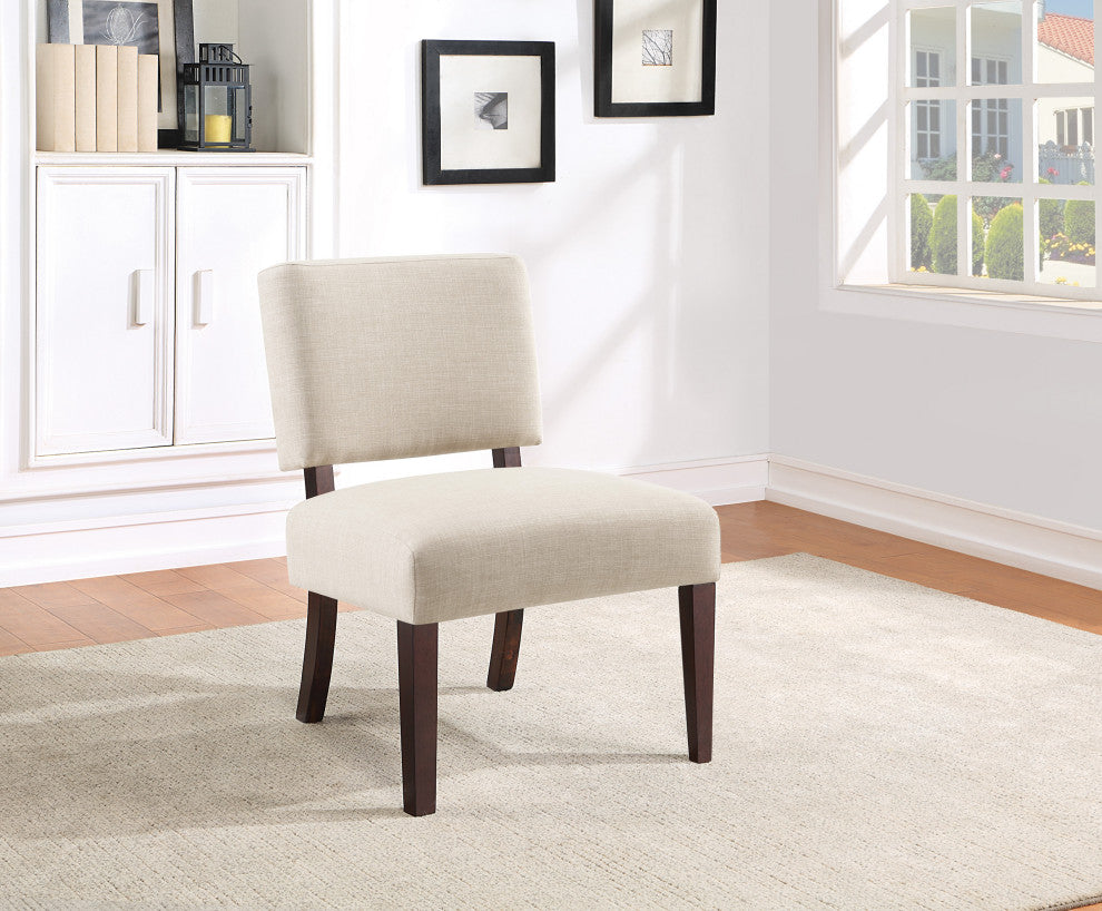Jasmine Accent Chair, Cream Fabric