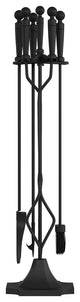 5 Piece Fireplace Tool Set- Heavy Duty Essential Tools by Lavish Home