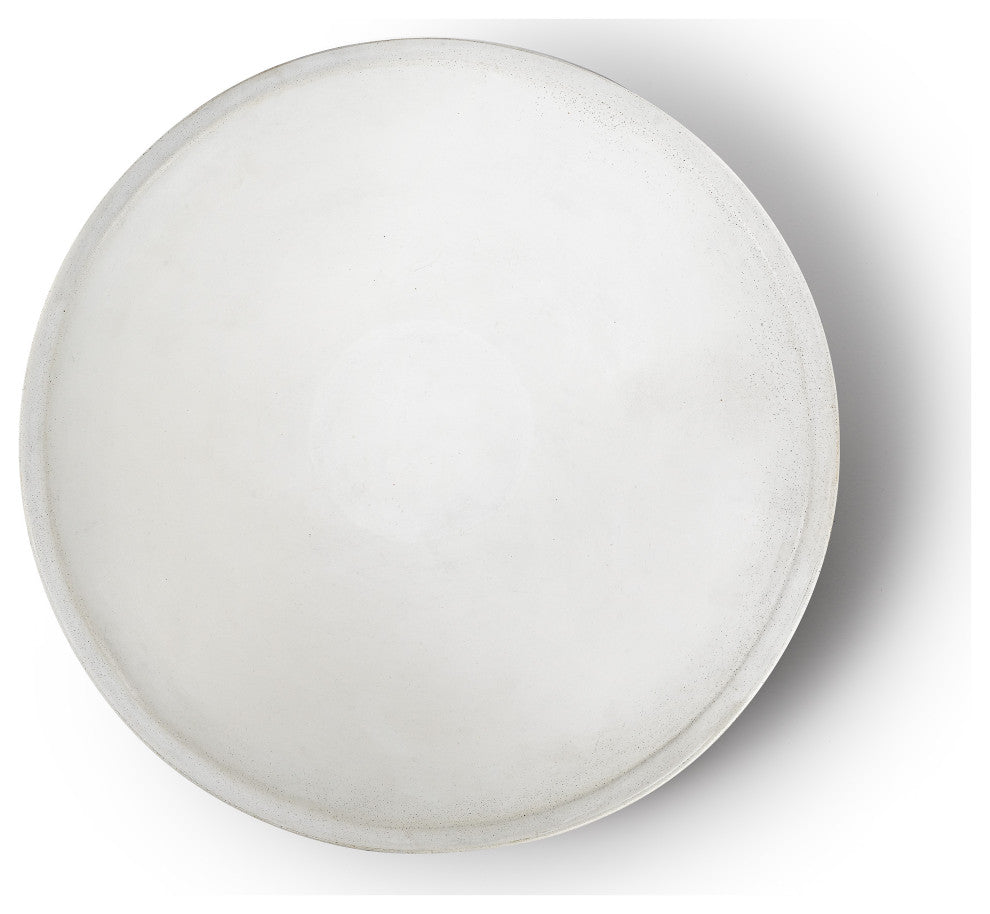 Concrete Infinity Bowl, White