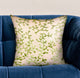 Plutus Sage Reef Apple Green Floral Luxury Throw Pillow, 20"x30" Queen