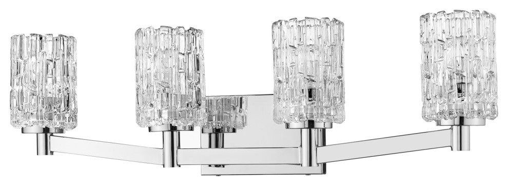 Z-Lite 1931-4V Aubrey 4 Light 32"W Bathroom Vanity Light - Chrome