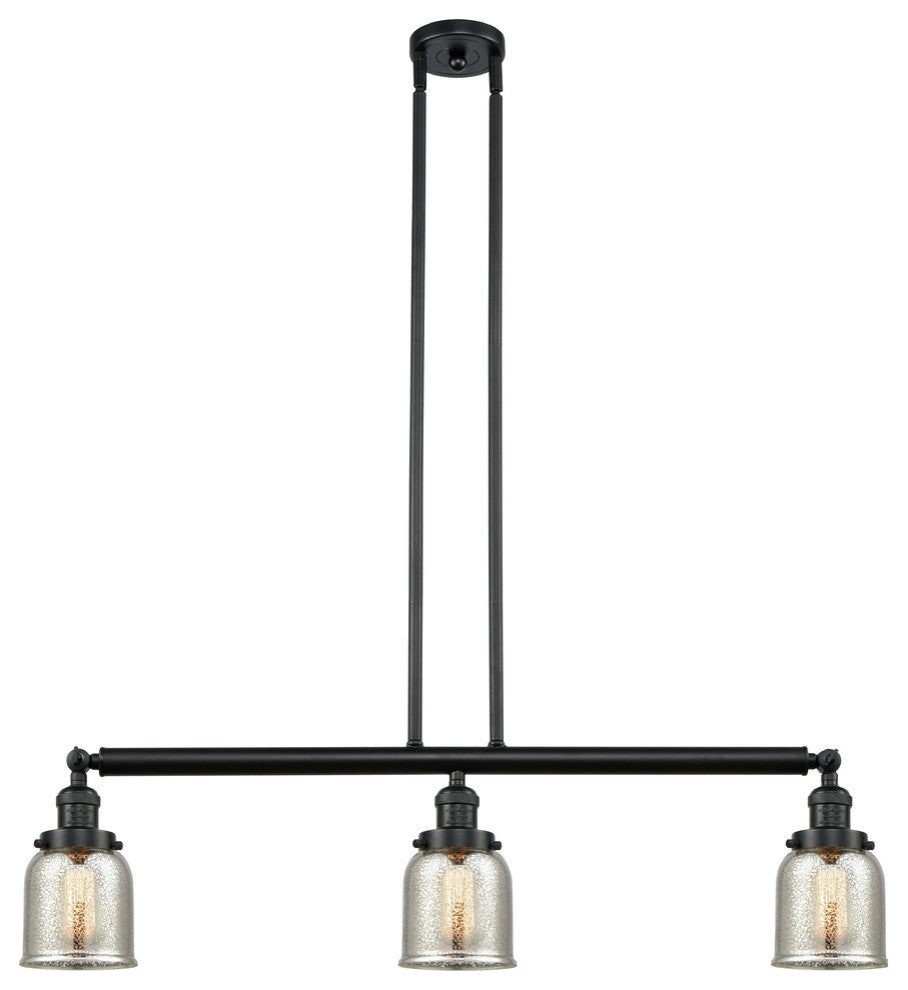 Innovations Lighting 213-Bk-S-G58 3 Light 38" Island Light