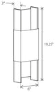 Ansa Outdoor LED Sconce, Textured White, Cool White