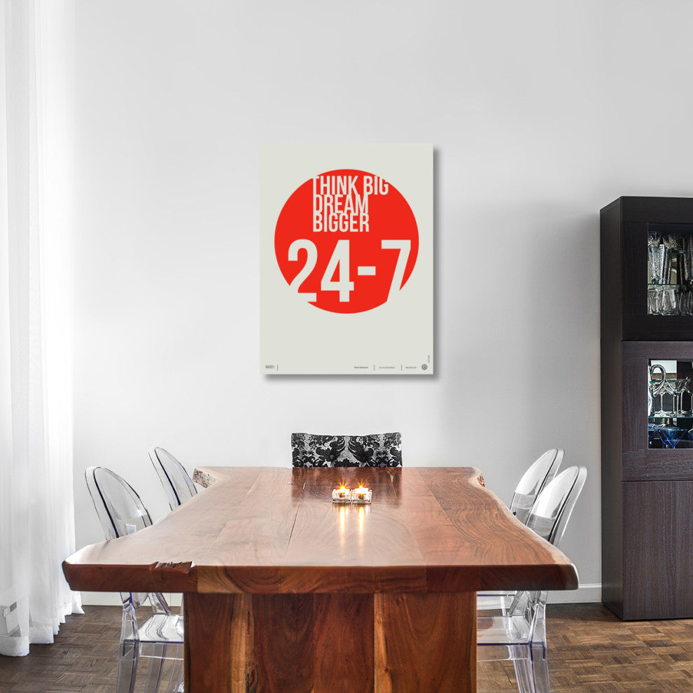 "Think Big Dream Bigger Poster" Fine Art Print