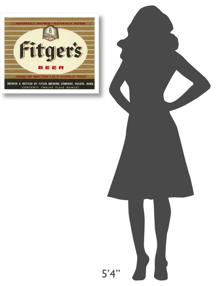 "Fitger's Beer" Digital Paper Print by Vintage Booze Labels, 24"x20"