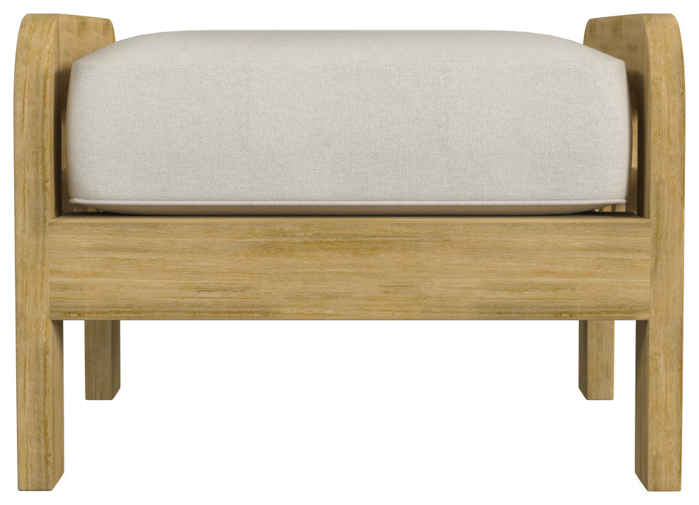 Monhegan Teak Outdoor Ottoman