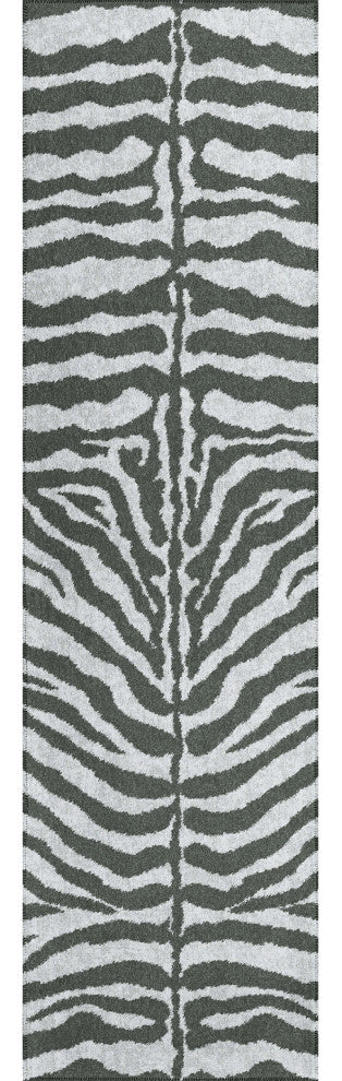 Indoor/Outdoor Mali ML1 Flannel Machine Washable 2'3" x 12' Runner Rug