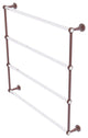 Pacific Beach 4 Tier 36" Ladder Towel Bar with Groovy Accents, Antique Copper