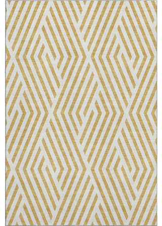 Premium Machine Washable Mayfield AMF550 Gold 5' x 7'6" Rug