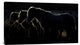 "Triplets" Stretched Canvas Giclee by Michel Romaggi, 30x17"